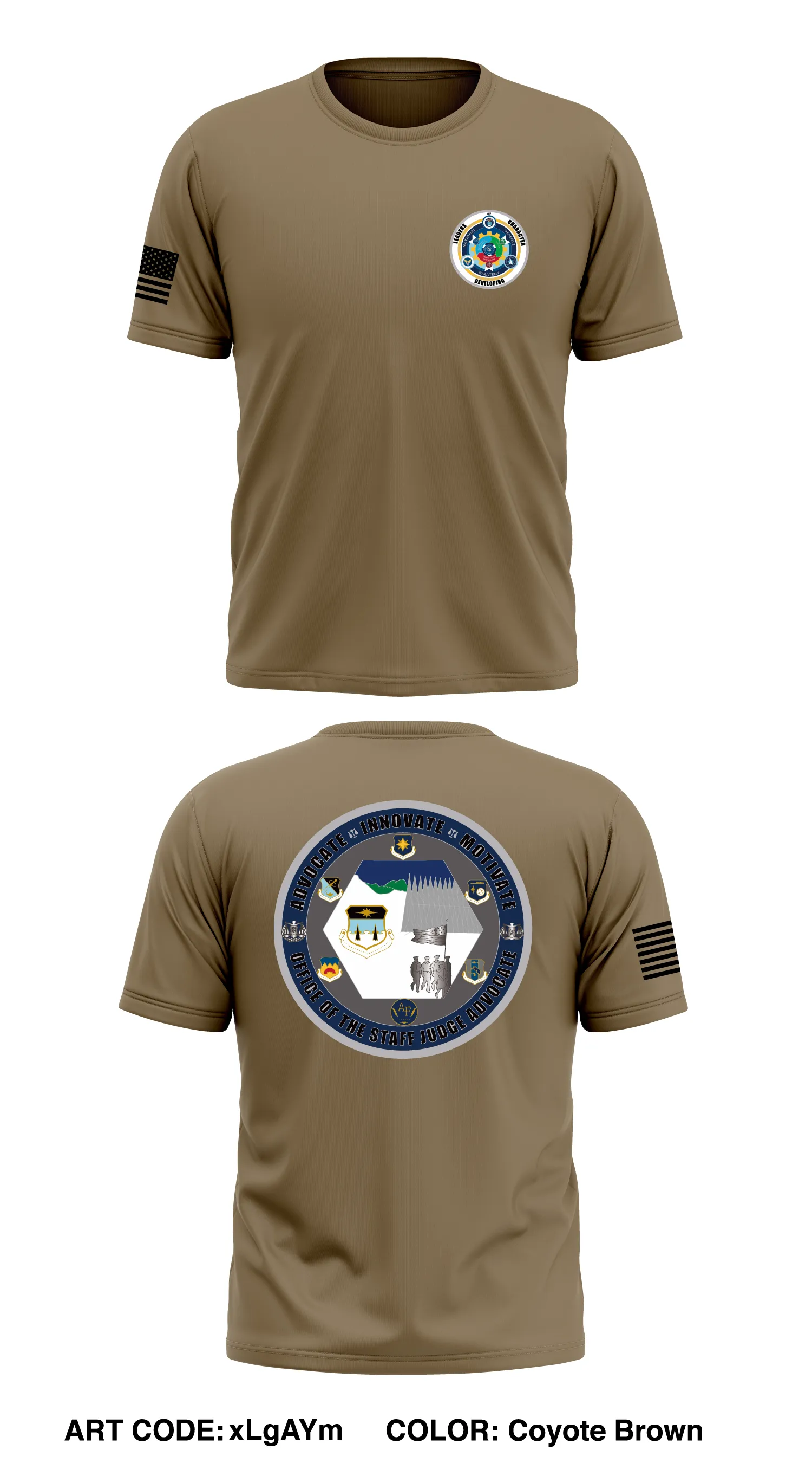 USAF Academy/JA Store 1 Core Men's SS Performance Tee - K8hJz0