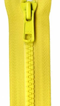 Vislon 1-Way Separating Zipper 18in Lemon  -- YKK