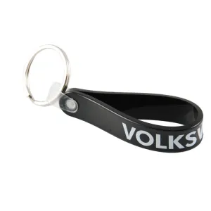 VW Black Loop Keytag