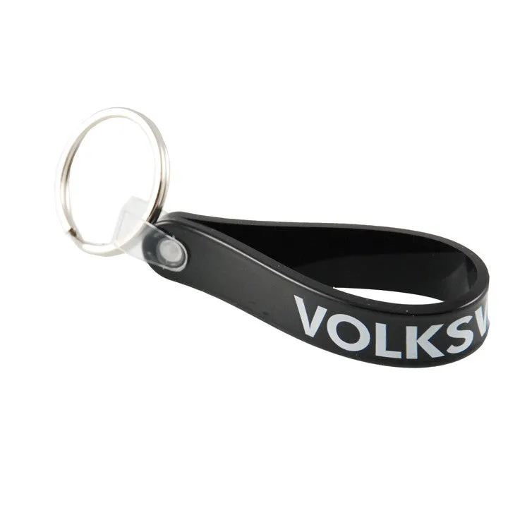 VW Black Loop Keytag