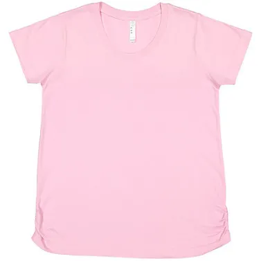 Womens Maternity short sleeve side ruched T shirt top
