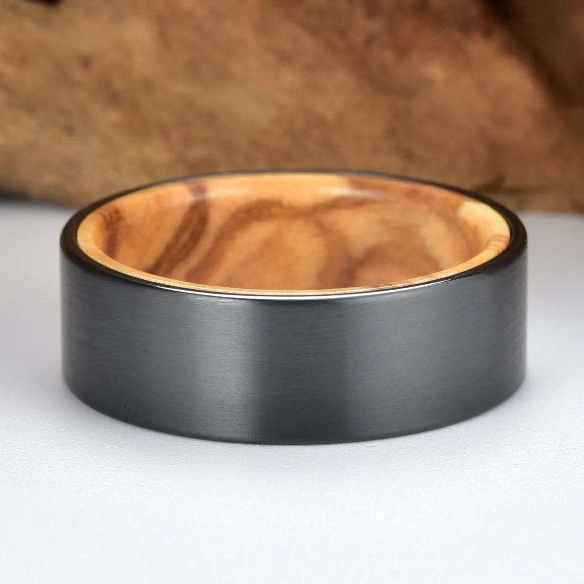 Zirconium Olive Wood 6MM
